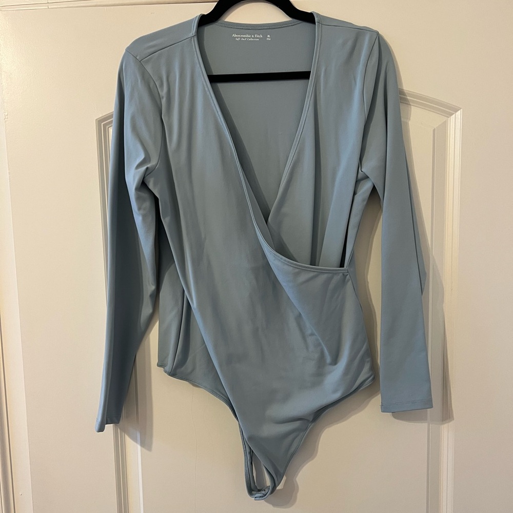 Blue Abercrombie Bodysuit